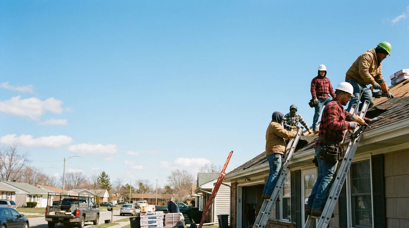 Roofing in Hopedale, IL near me